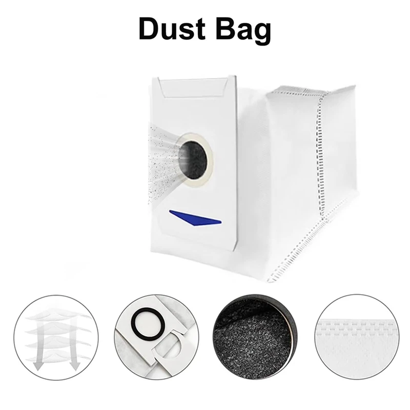 Аксессуары для робота-пылесоса ECOVACS DEEBOT T30 Omni/T30 PRO Omni, боковая щетка, фильтр Hepa, ткань для швабры