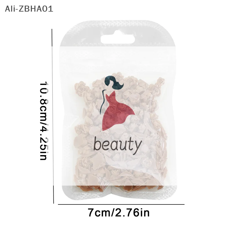 50Pcs Nail Art Rhinestones Decorations Manicure Kawaii Charms 3D Mix Sizes Beautiful Blossoming Rose Flowers Leaf Resin Adhesive