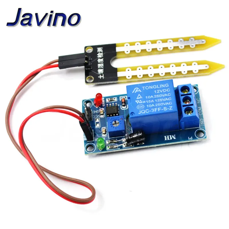 Capacitive Soil Moisture Sensor Module / Soil Humidity Digital Display Relay Control Module Automatic Watering For Arduino