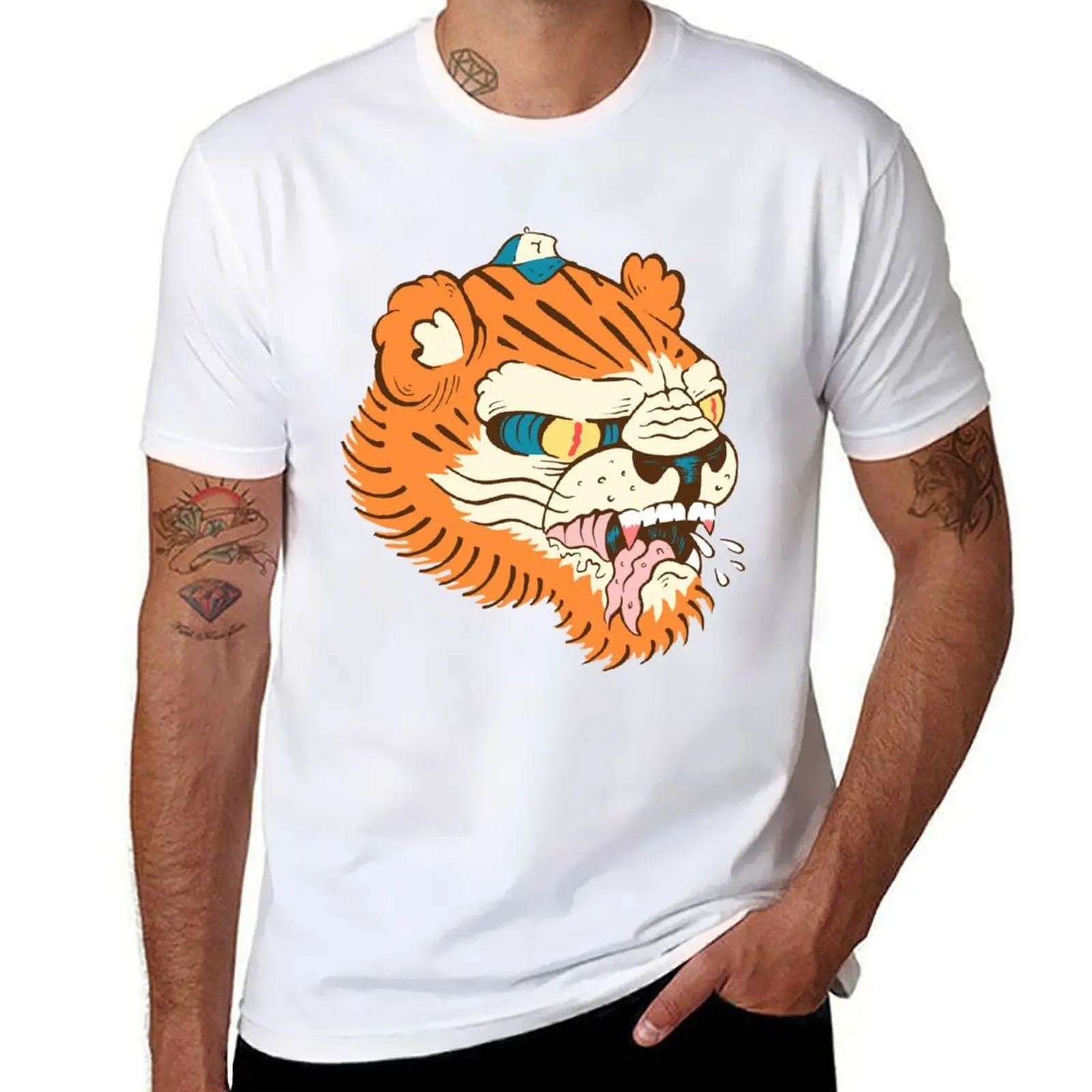 

Toni the Tiger T-Shirt funny t shirts man cotton tshirt 100% T-Shirt