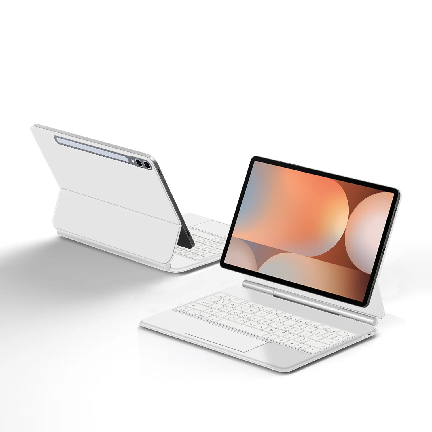 Floating Magic Keyboard Case For Samsung Galaxy Tab S10+/S9+/S8+/ S7 FE/ S7+/S9 FE+ 12.4