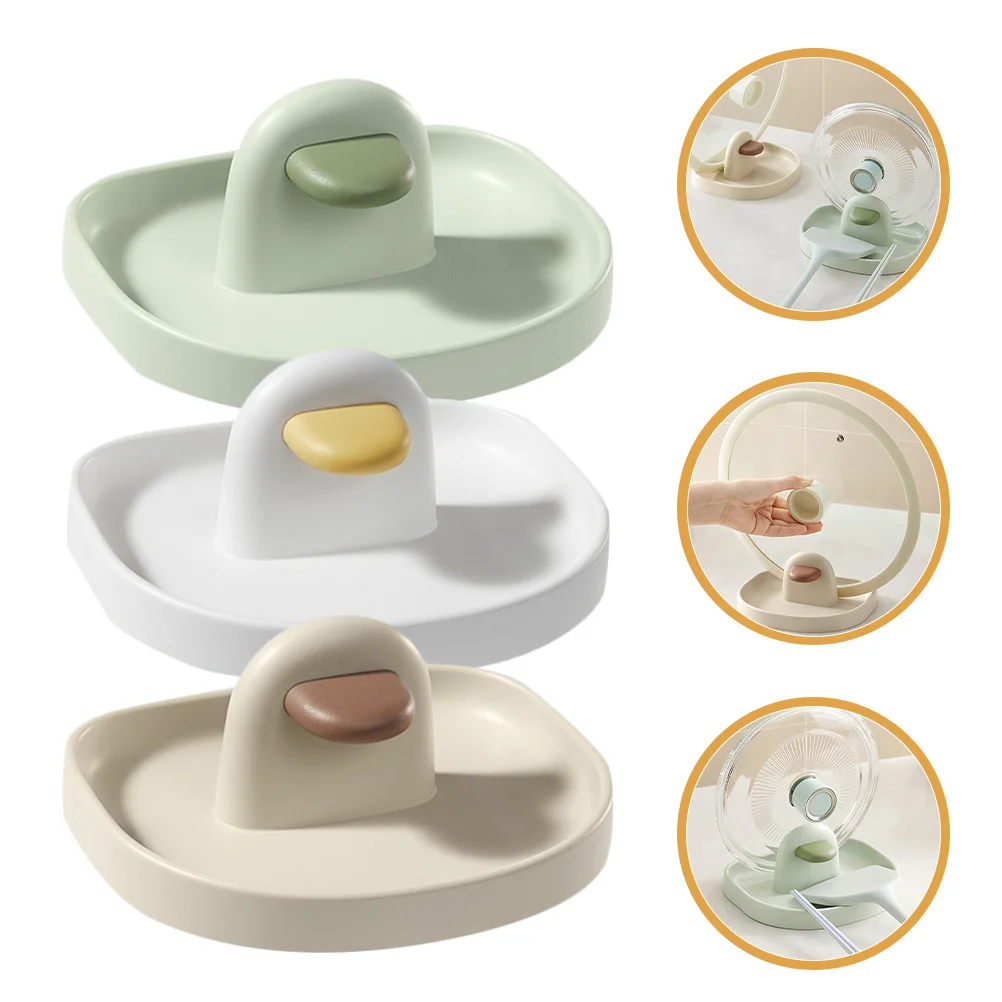 

3pcs Cartoon Spoon Rest Kitchen Countertop Organizer Rack For Pot Lid Cooking Utensil Holder Pp Material Storage Rack