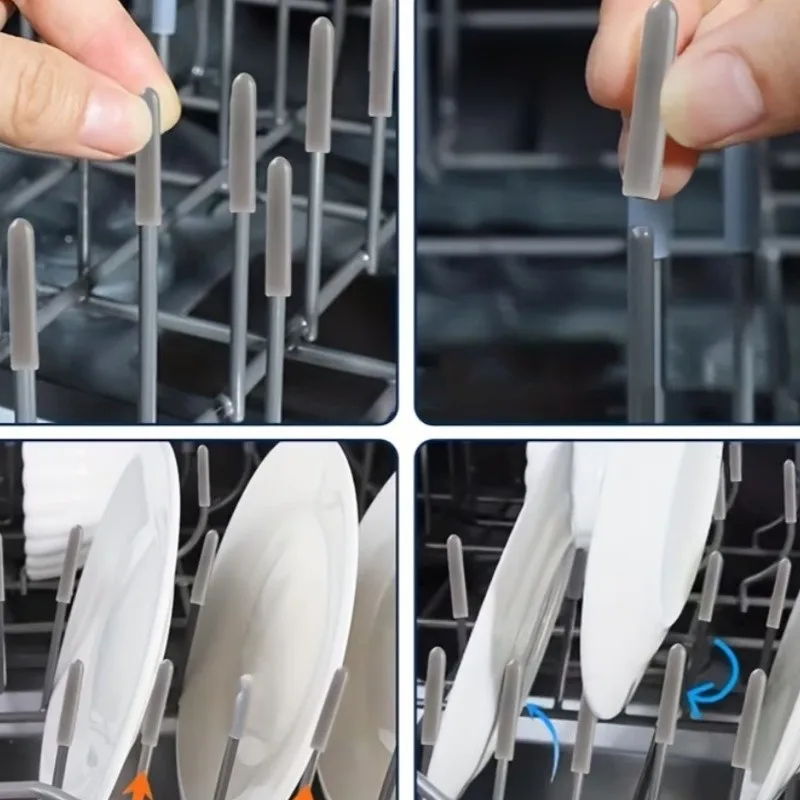 139 pcs Dishwasher Rack Caps, Easy Push-On Install for Sharp Edge Covering, Multipurpose, Versatile, Practical