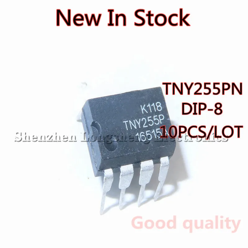 10PCS/LOT TNY255P TNY255PN DIP-8  LCD power management chip New In Stock