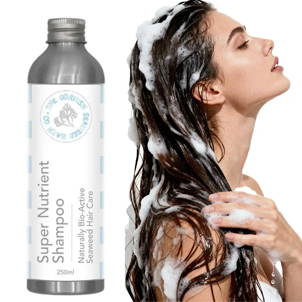 

UK Natural Seaweed Super Nutrient Shampoo Conditioner Cleanse Scalp Oil Bio-Active Seaweed For All Hair Types Sensitive Scalp