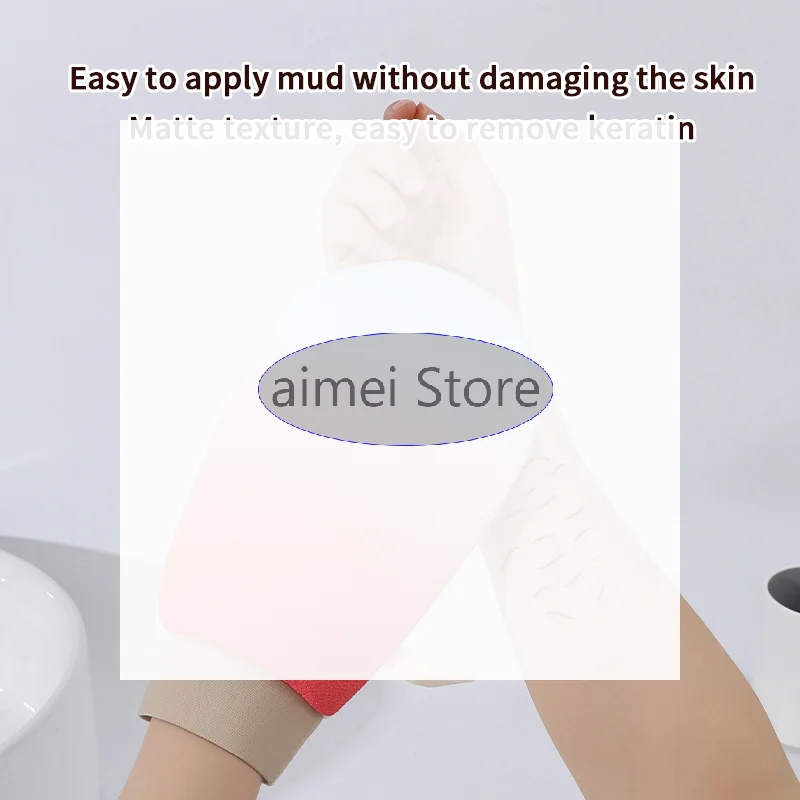 

Thin Double Sided Shower Gloves Gradient Colored Single-layer Bath Towel Body Cleaning Exfoliating Peeling Rubbing Scrub Gloves