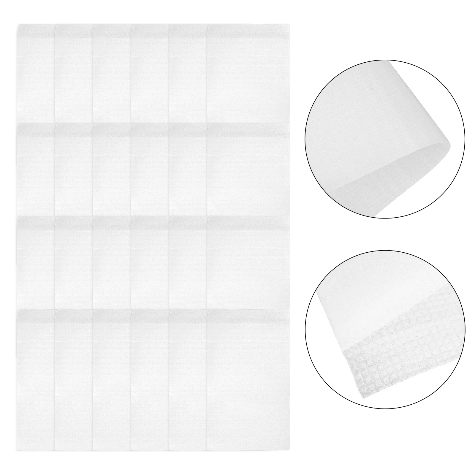 100 peças embalagem branca de algodão pérola para pratos mangas protetoras de vidro envio kits móveis itens frágeis ferragem