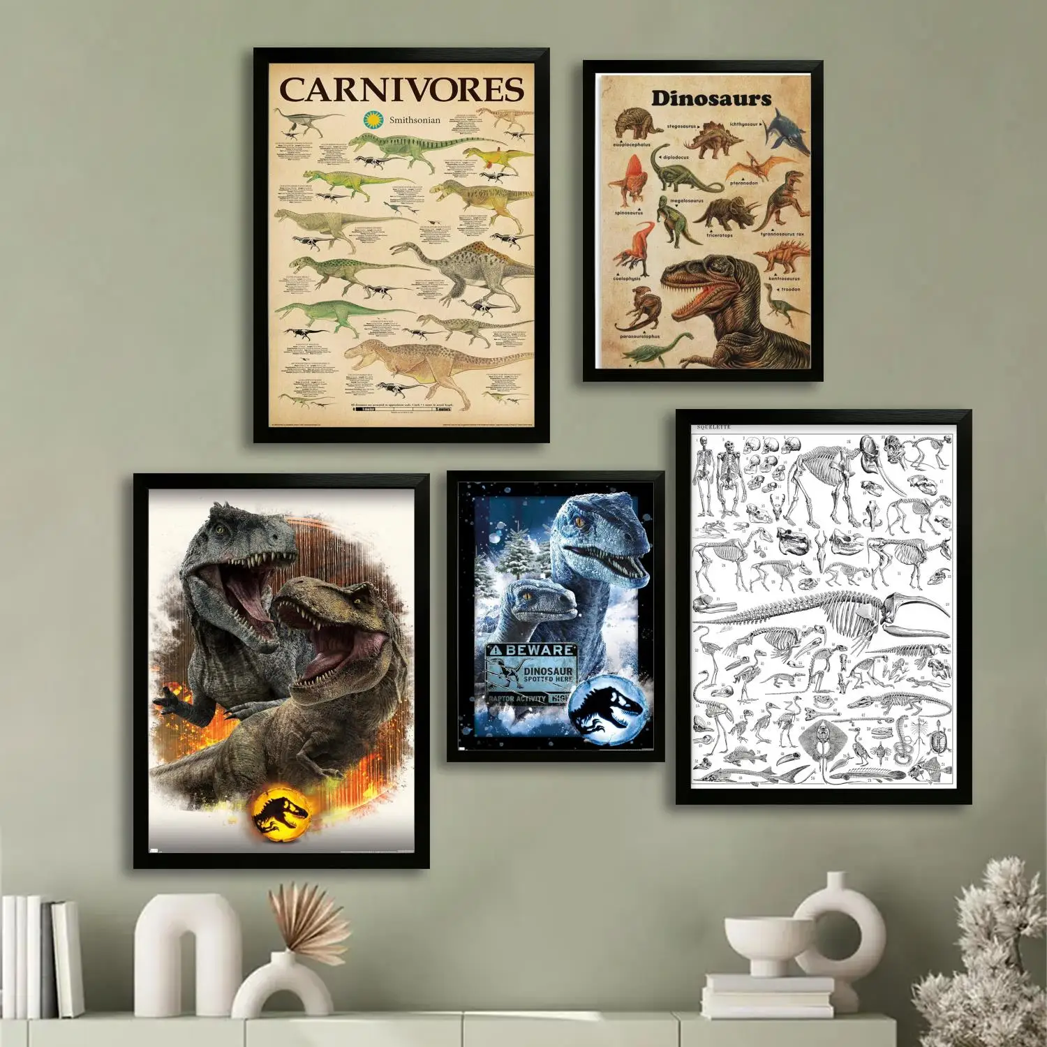 

Dinosaur Canvas Art Poster and Wall Art, Picture Print, Modern Family Bedroom Decor, Posters,Decorative painting