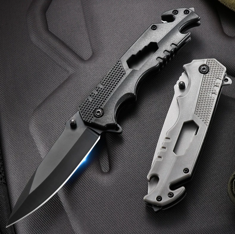 

Stainless Steel Outdoor Camping Survival Portable Pocket Folding Knife High Hardness Multi-purpose Self-defense