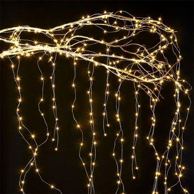 LED Solar Koperdraad String Light Outdoor Tuin Bruiloft Fairy Lamp Decoratief Licht
