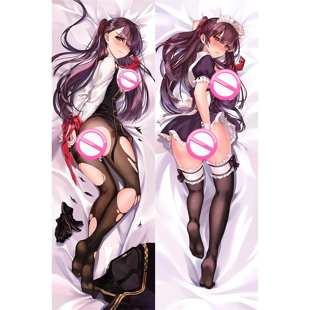 Dakimakura-女の子のための両面ベッド,両面プリントボディピロー