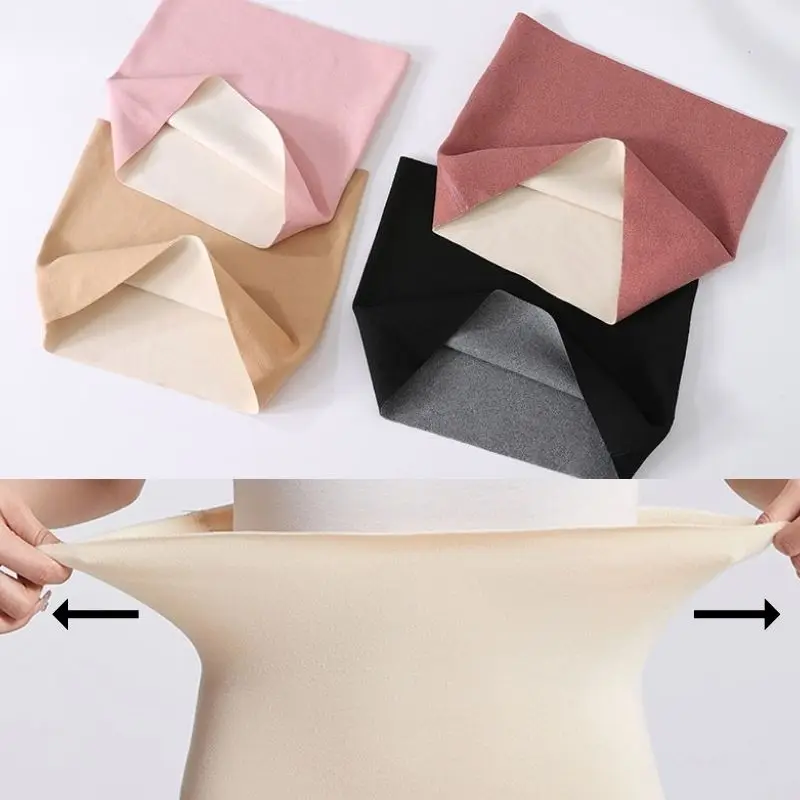 Winter Elastic Cotton Unisex Thermal Waist Support Abdomen Back Pressure Warmer Inner Wear Cummerbund Stoma Bag Support