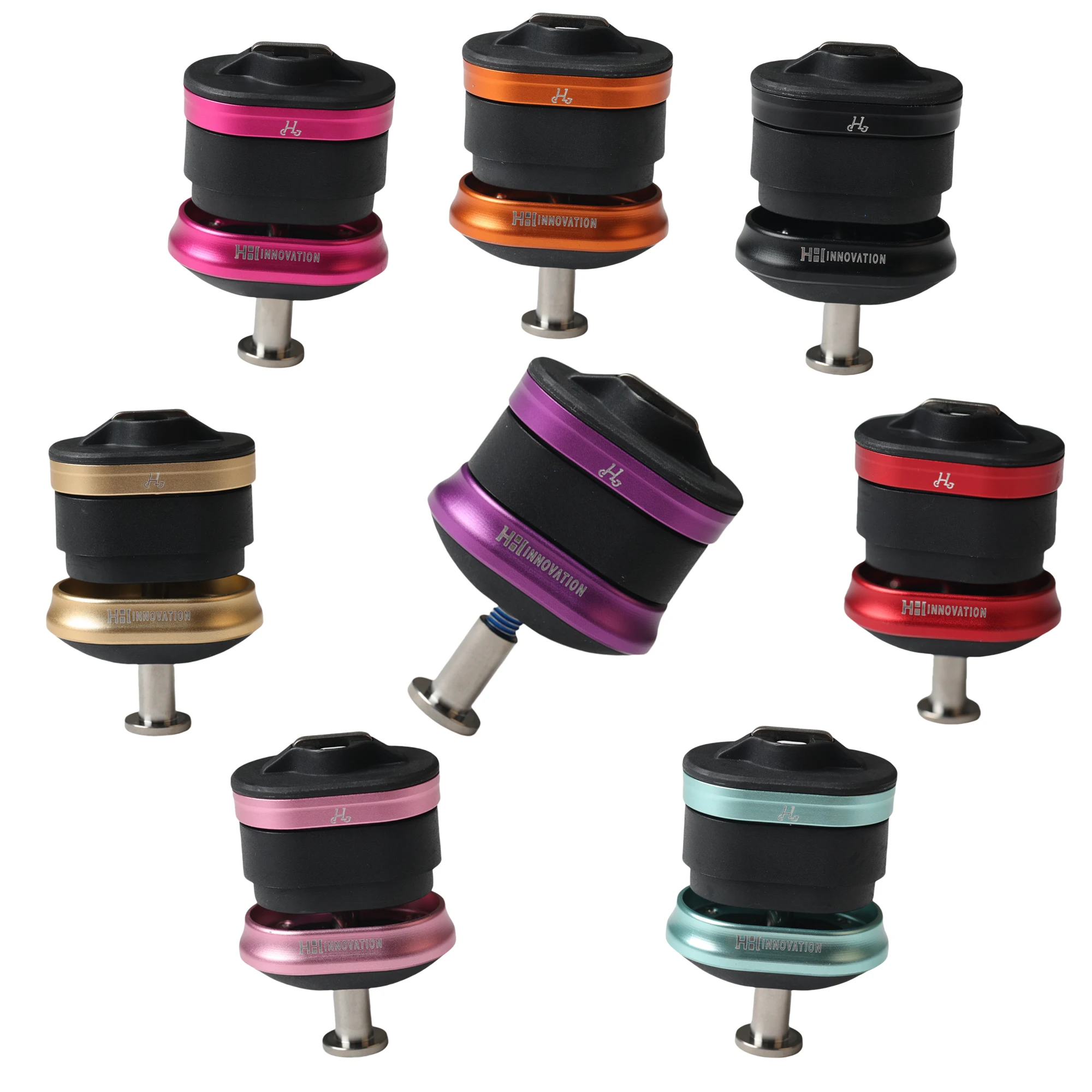 HH Innovation DT Dual Color TPU Titanium Alloy Shock Absorber for Brompton Folding Bicycle P/T Line