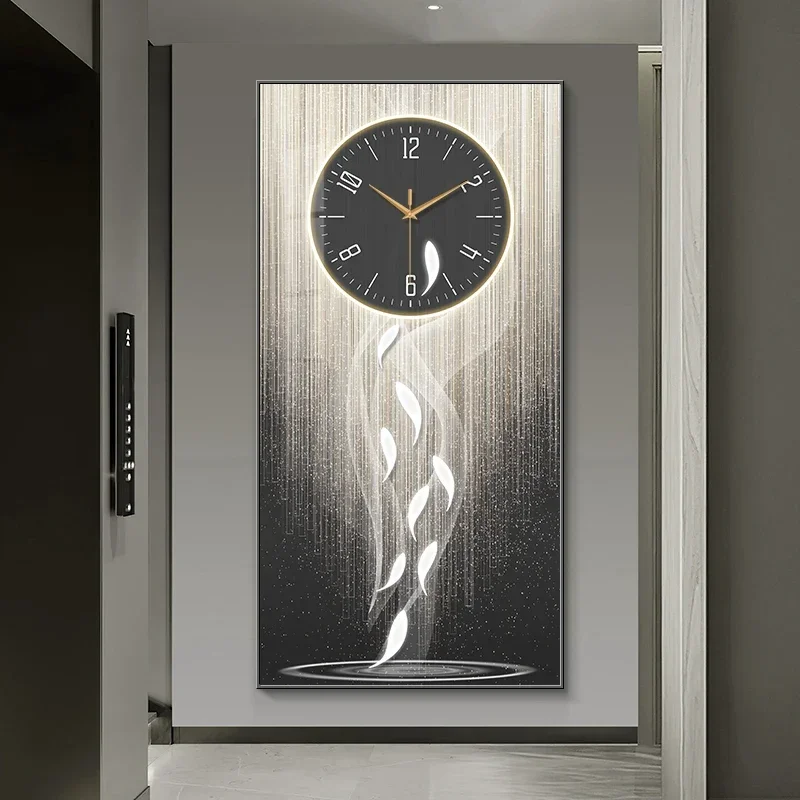 Stylish Living Room Wall Clock Unique Stylish Bedroom Restaurant Digital Clock Wall Cute Design Horloges Murales Home Decoration