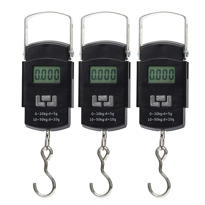50 Kg Portable Electronic Luggage Scale Digital Display Express Scale Hook Mini Scale Kitchen Utensils