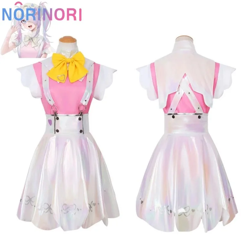 

2025 Game Needy Girl Overdose Angel Ame KAngel Cosplay Costume Lovely Pink Camisole Skirt JK Uniform Woman Kawaii Christmas Suit