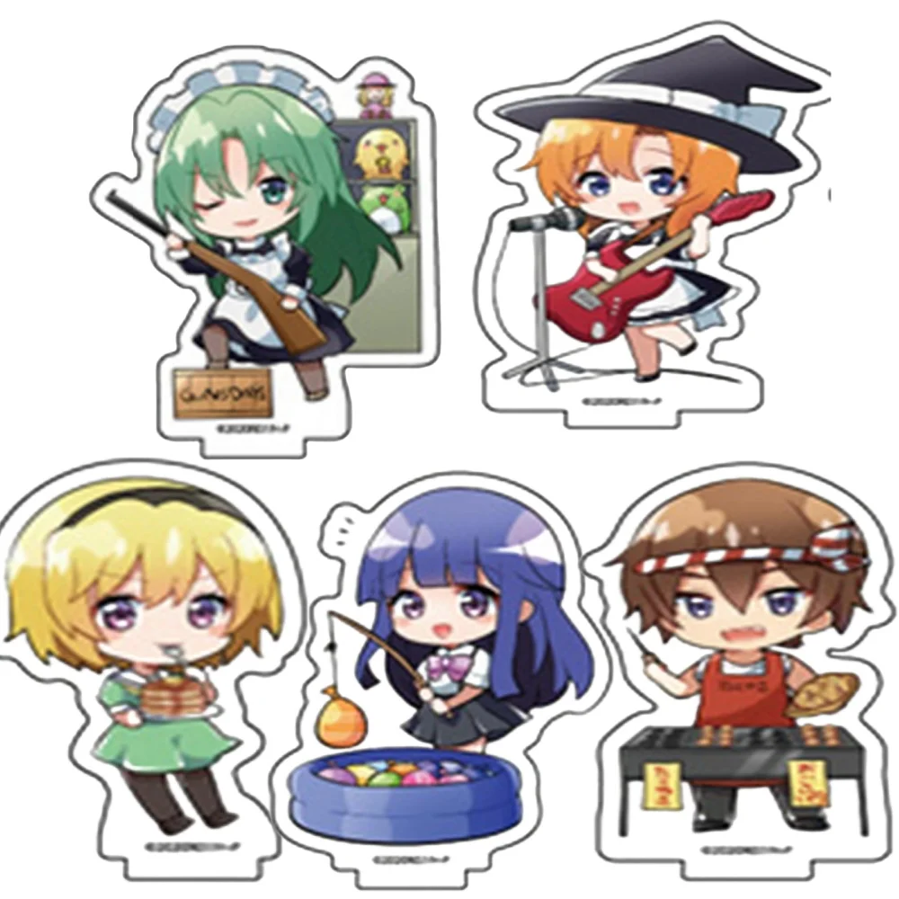 10cm Fashion Anime Fans Gifts Higurashi When They Cry  HD Characters Acrylic Stand Ryugu Rena Sonozaki Mion Desk Decor Series