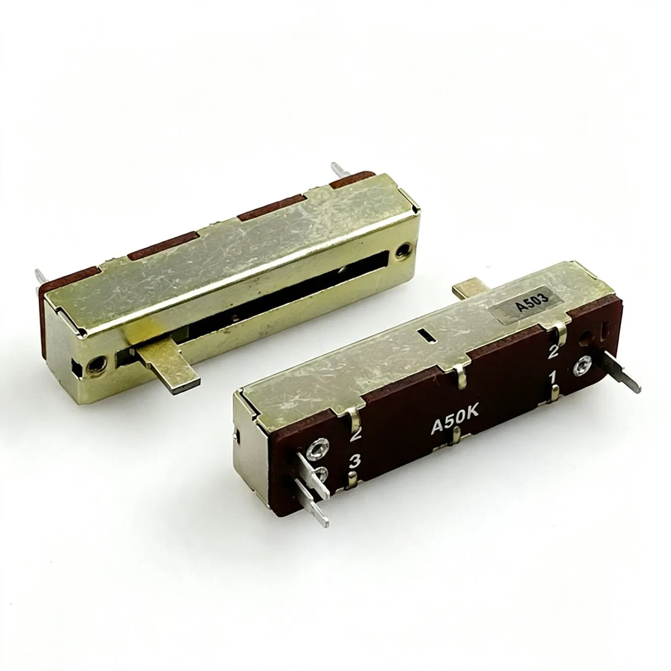 Original New 100% Single Direct Sliding Potentiometer A50K 50MM Stroke 30MM Dimming Console Mixing pusher (SWITCH)