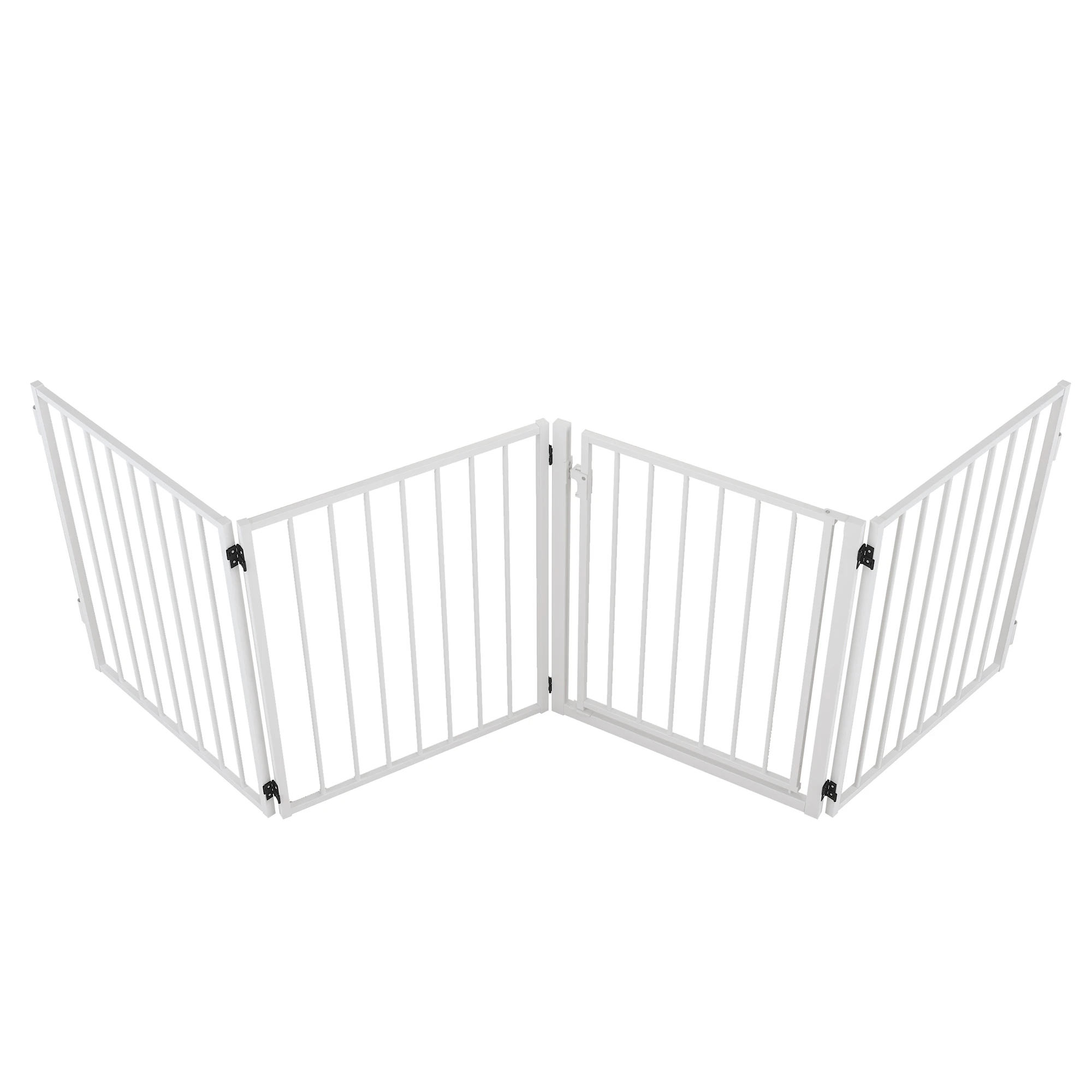 Explosions-Proof Eco-friendly Animal Telescopic Dog Door Bar Button-Closure Plastic Solid Indoor   Safety Living Room