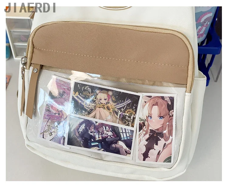 Рюкзаки для девочек-подростков, сумка Ita, новинка 2023 года, универсальные летние простые холщовые школьные сумки, повседневные милые буквы Mochila для женщин