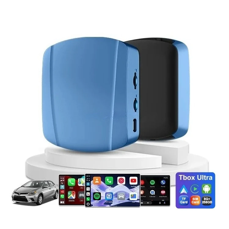 ultra Carplay Android 15 Sim Radio Carplay Wireless Adapter 5g 8 ram 256 Rom Car Video Ai Box Car Play Dongle