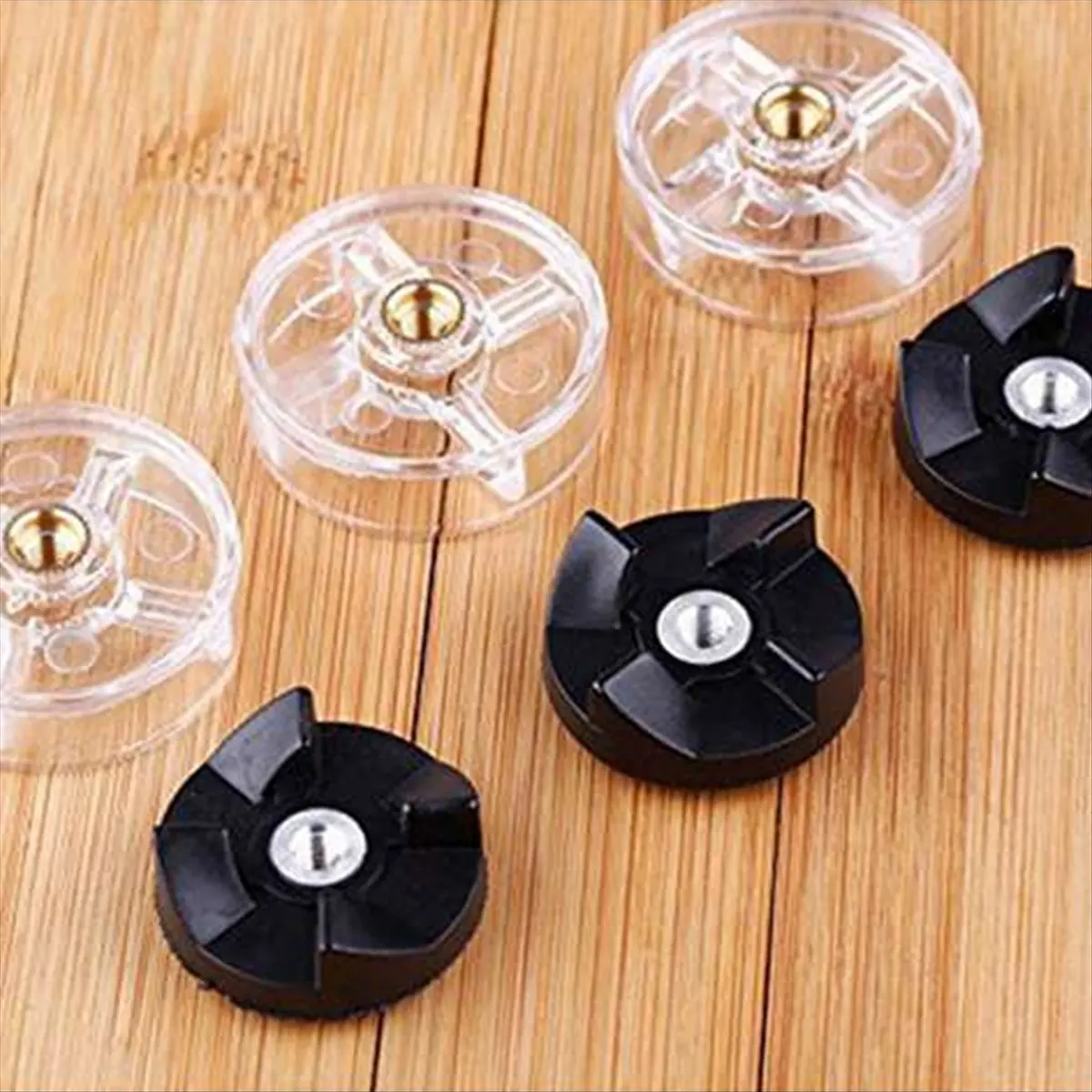 (ESTR) Conjunto de Substituição de 9 Peças para Liquidificador Nutribullet 900W 600W: Juntas de Borracha de Silicone, Anel O, Almofada Antichoque e Engrenagens Superiores do Motor