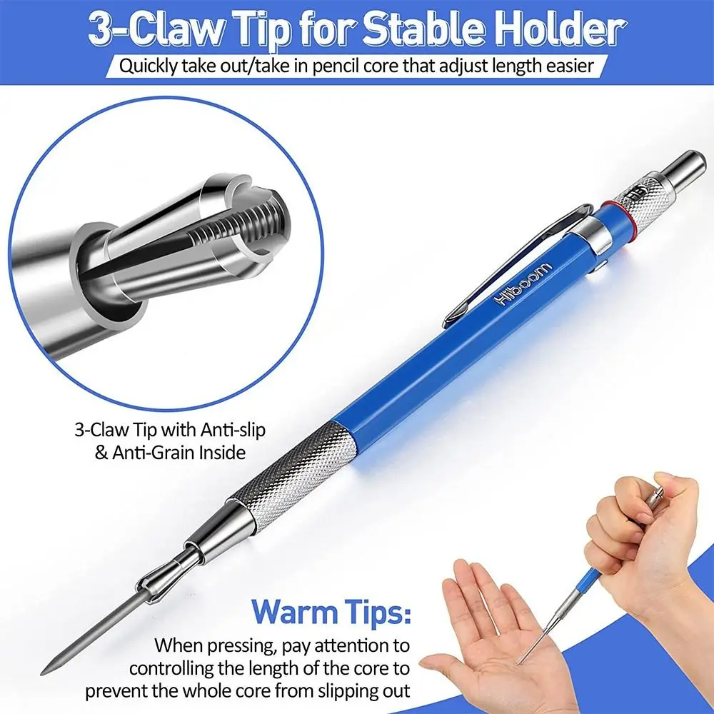 

Metal Automatic Pencil 2.0mm Sketch Comics Design Propelling Pencil Drawing Writing Tool Writing Pencil Back To School