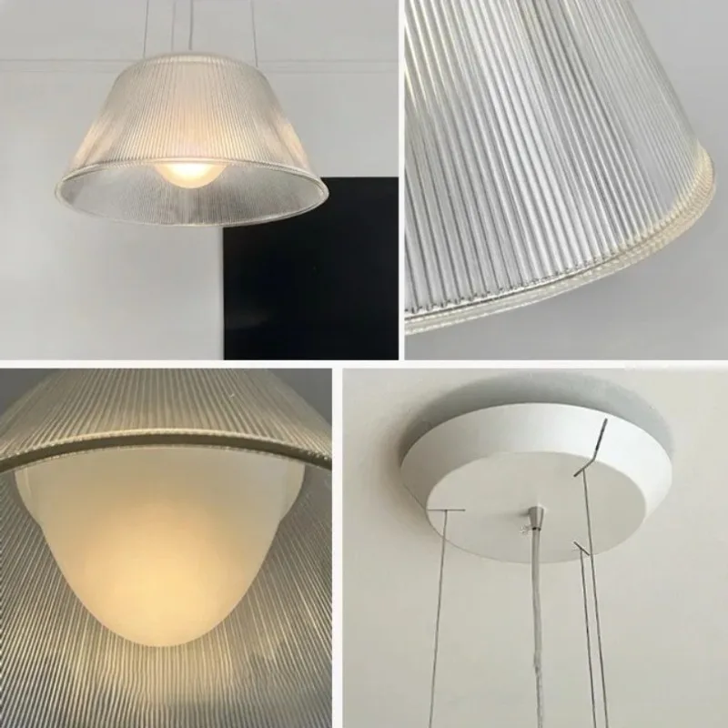 French Medieval Glass Pendent Lamp Living Dining Room Bar Counter Bedroom Study Home Decoration Light Designer Lighting Fixtures