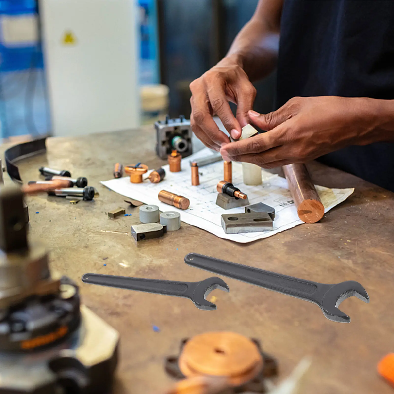 3pcs-single-head-spanner-open-end-wrench-heavy-duty-steel-tool-non-slip-grip-hangable-end-for-industrial-mechanical-repair