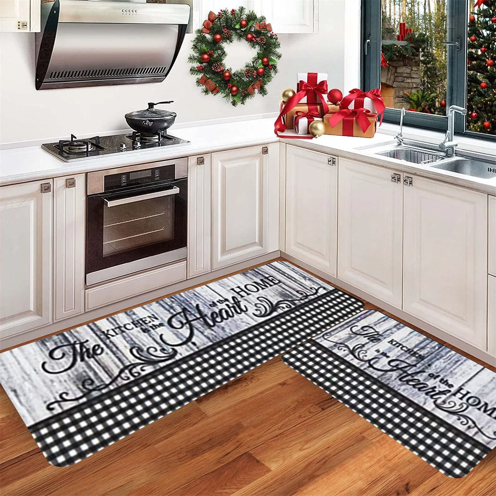 Kitchen Carpet (2 Pieces) S Kitchen Carpet Washable Cushion Comfortable Kitchen Carpet Set Rug