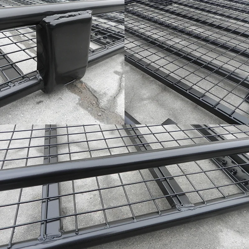 Hot Selling Heavy Duty Off Road SUV And Pick Up Trucks 200 Kg Cargo Carrier Aluminum Basket Roof Rackcustom