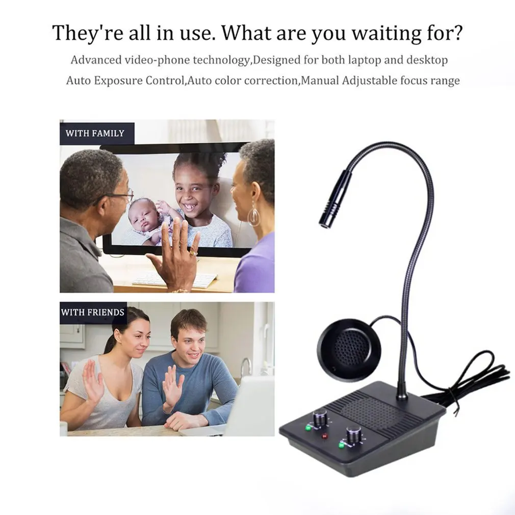 Dual Way Window Intercom Systeem Bank Teller Interphone Tweeweg Intercom Intercom Bank Apotheek Tafel Microfoon Luidspreker