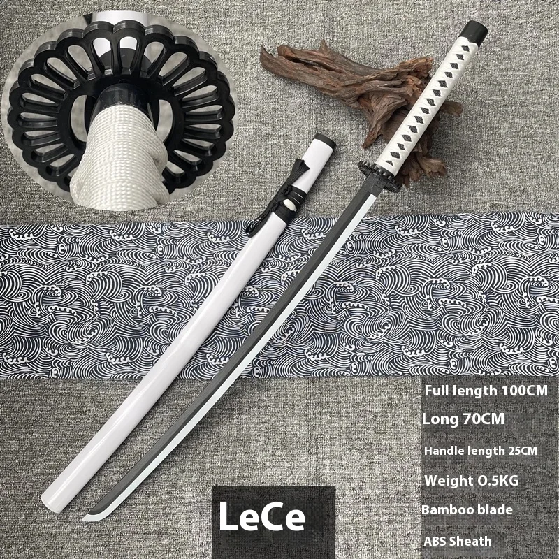 Tai Sword Katana Oriental Draw Sword con guaina Tang Hengdao spada di legno giocattolo per bambini in stile antico in legno di bambù