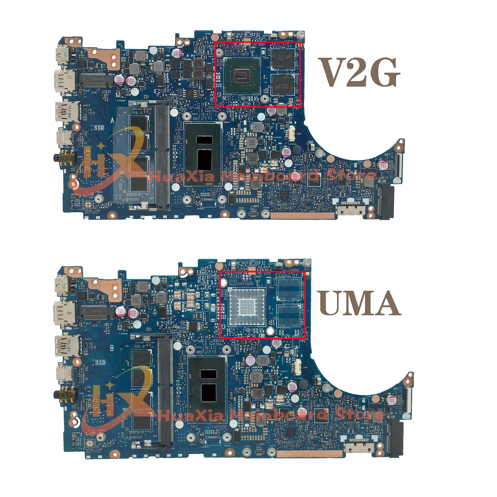 اللوحة الأم للكمبيوتر المحمول لاسوس ، TP410UA ، Q405UA ، TP410UR ، TP410URR ، TP410UF ، TP410UAR ، i3 ، i5 ، i7 ، 7th ، 8th ، RAM 4GB ، 8GB ، UMA ، V2G