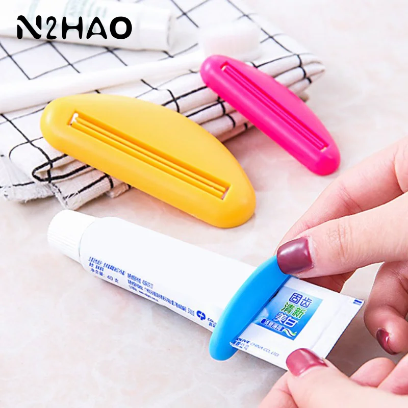 Toothpaste Squeezer Manual Squeezed Toothpaste Tube Clips Multifunction Facial Cleanser Dispenser Squeezer Bathroom Accessories
