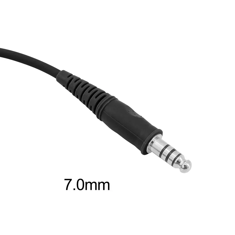 U-174 NATO/Military To Civilian Tactical Headset PTT Adapter Cable, for PTT Connection To The Original Military-defined Headset