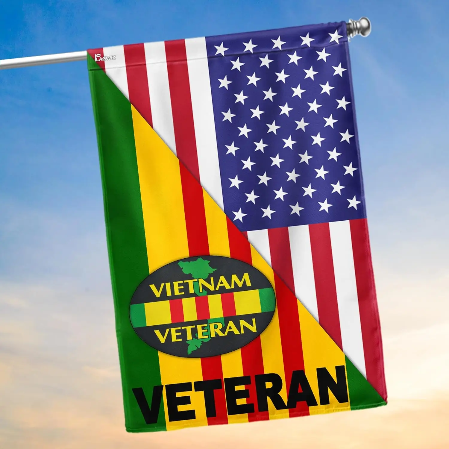 FLAGWIX Vietnam Veteran, American Flag - 4th of July, Independence Day Decorations For Home, Garden, House Flag 30x40 - USA Hous