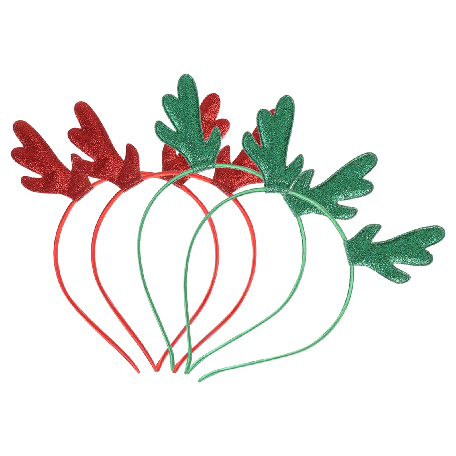 

4Pcs Antler Hair Hoop Christmas Party Accessories Women Reindeer Headbands Girls Hairband Gifts Holiday Season