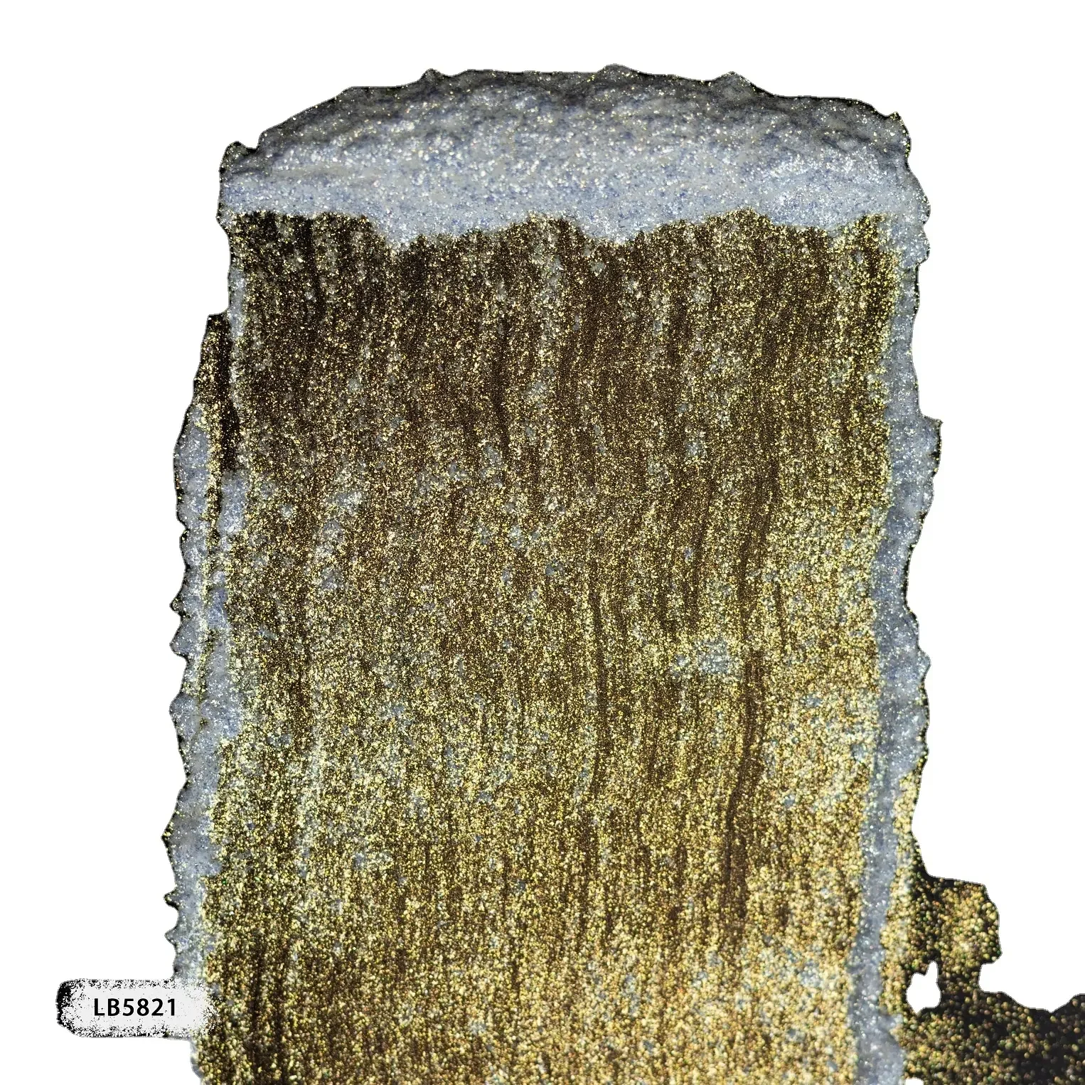 Sparkle Iridescent Gold Star Diamond Effect Pearl pigment powder synthetic borosilicate glass based