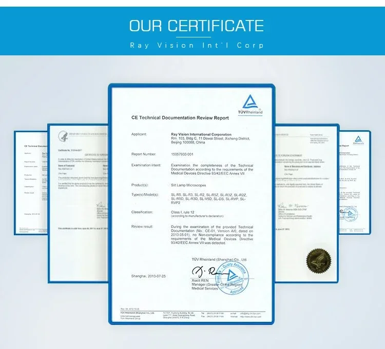 آلة طب العيون معدات فحص العين مصباح الشق SL-F5