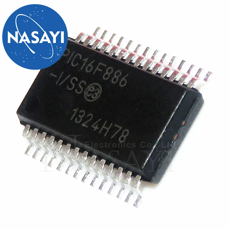 

5PCS Chip PIC16F886-I/SS PIC16F886 SSOP-28