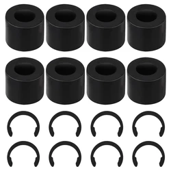 8Pcs Retaining Clip Rings For Cricut Maker And 8Pcs Rubber Roller Replacement Keep Rubber From Moving