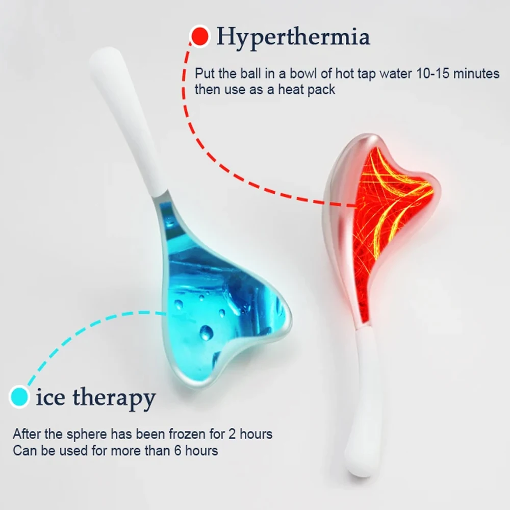 ลูกกลิ้งนวดหน้าและรอบดวงตา สปาเย็น ลูกกลิ้งน้ำแข็ง สแตนเลส กัวซา ครายโอ สติ๊ก นวดหน้า บำรุงผิวหน้า ของขวัญสำหรับผู้หญิง