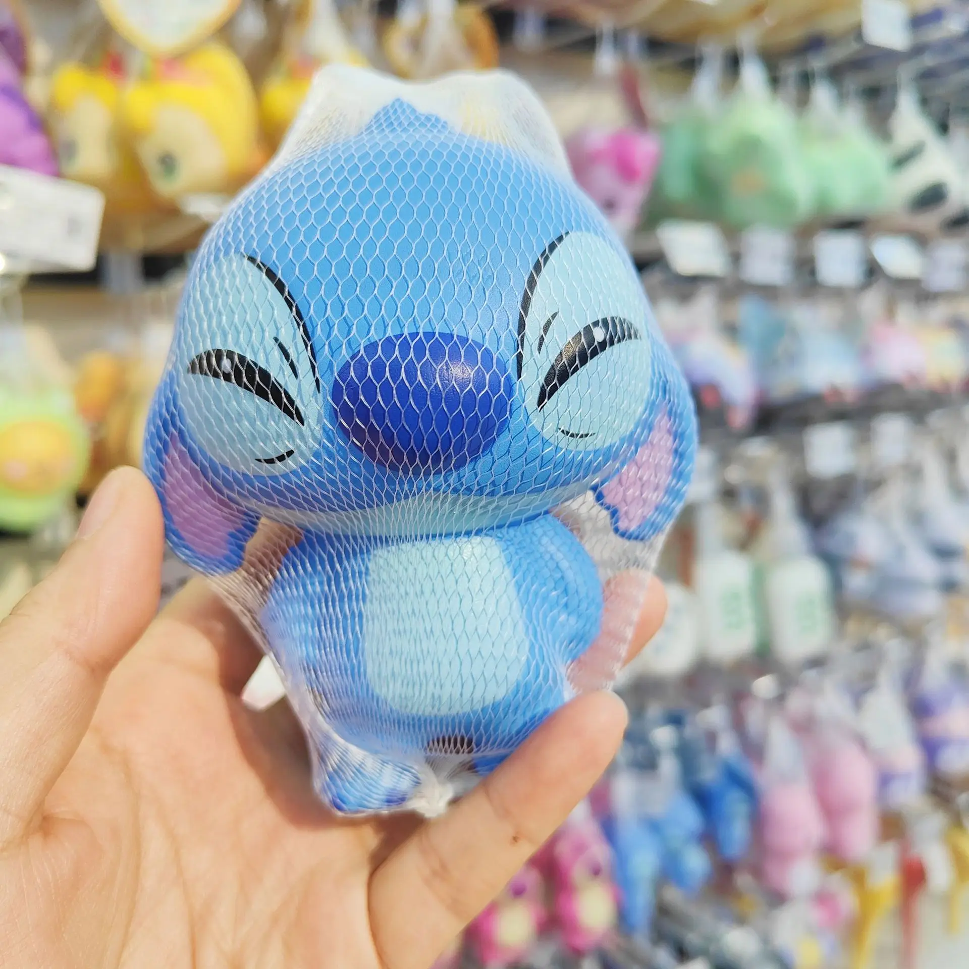 Anime Stitch Disney Figure Doll Decompression Toys Kawaii Anime Lilo&Stitch Slow Rebound Stress Relief Toys Kids Girl Boy Gifts