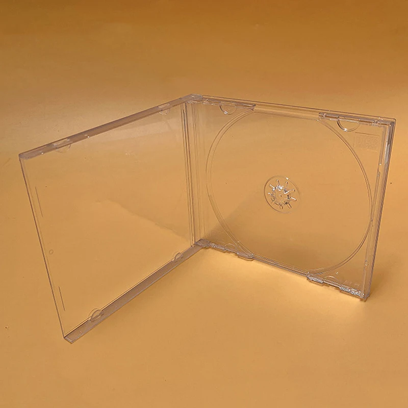 1PC Standard Single Disc Storage Box ,DVD Case, ReadStar CD Case 14.2×12.4×1.0CM Clear Plastic CD Jewel Case , Disc Box,CD Box