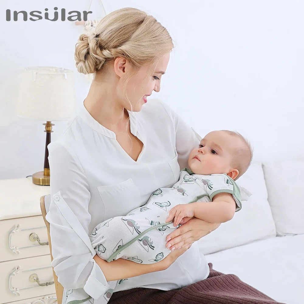 Insular Newborn Swaddle Wrap Baby Cartoon Infant Cotton Bedding Blanket For Baby Care