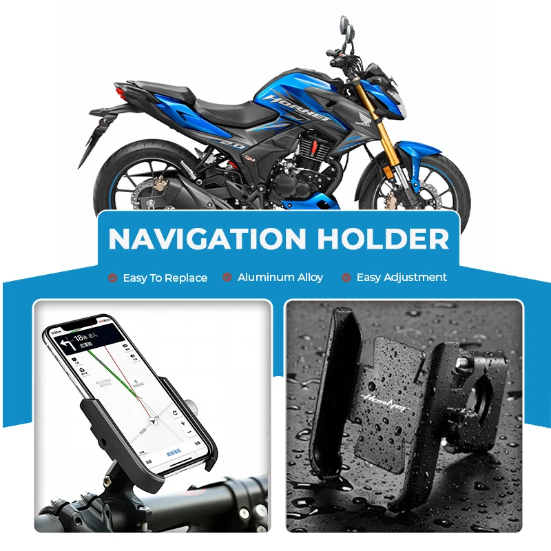 

Alloy Motorcycle Cell Phone Support Bracket Mirror Mount Navigation Stand For Hornet CB1000 CB250 CB919 CB500 CB750 CB500 CB600F