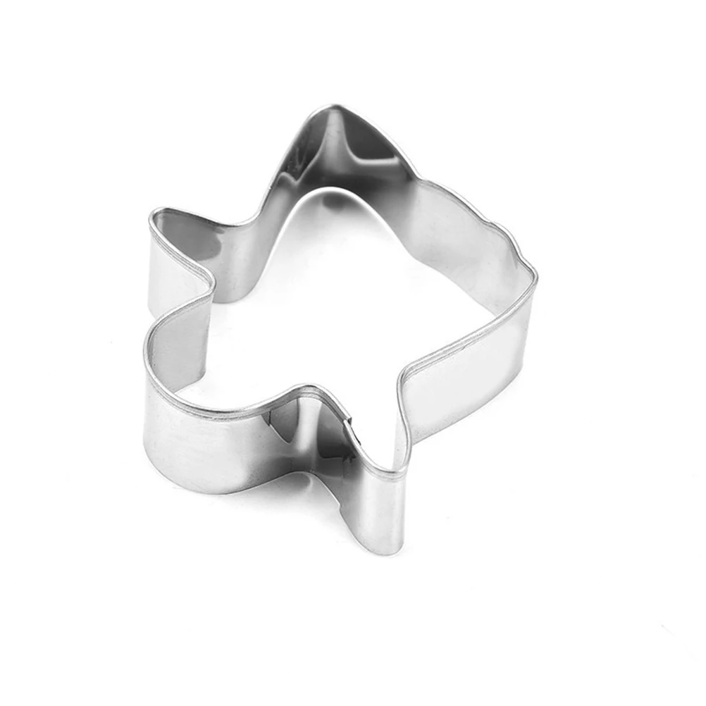

5 pcs Baking Set Cookie Cutters Biscuit Cookie Cutters Pastry Non Stick Halloween Silver Easy DIY Creative Pastry Tools