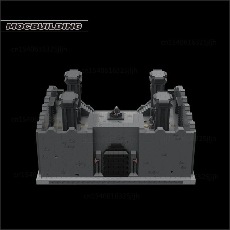UCS 반지 유명한 무덤 세트 MOC 빌딩 블록 크리 에이 티브 디스플레이 모델 기술 벽돌 DIY 조립 컬렉션 장난감 크리스마스 선물