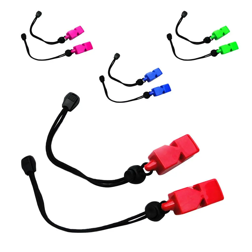 Outdoor-Notfallpfeife, Wassersport-Signalpfeife (2er-Pack)